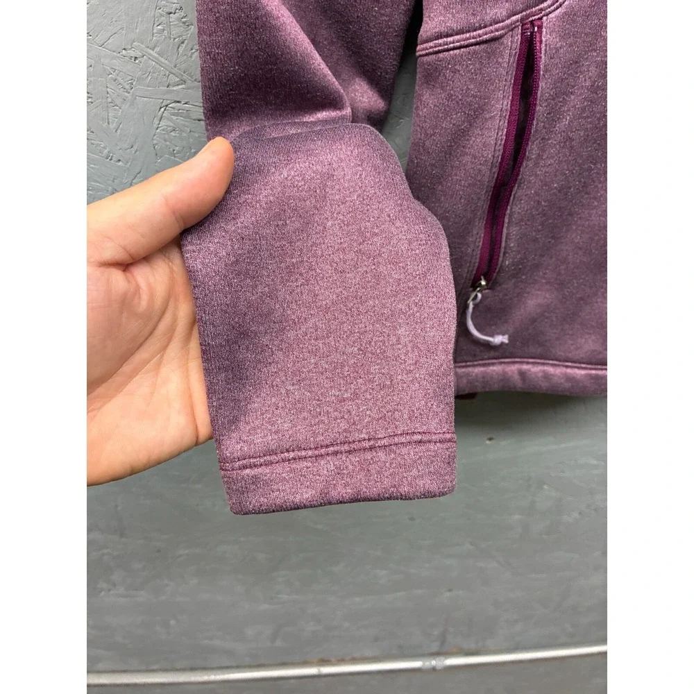 The North Face Full Zip Fleece Jacket Womens S Purple Outdoor Warm Outdoor